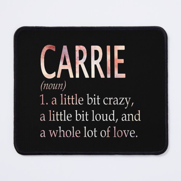 Item preview, Carrie Name Definition Design - Personalized Name Art for Girls designed and sold by DirafIdechar.