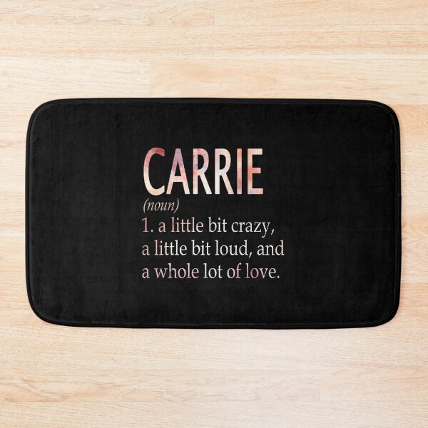 Item preview, Carrie Name Definition Design - Personalized Name Art for Girls designed and sold by DirafIdechar.