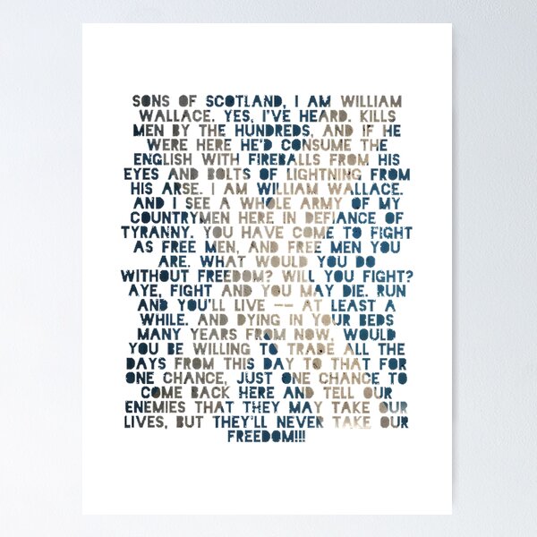 Item preview, Braveheart Inspired Design Symbolizing Courage and Freedom designed and sold by Eniyocha.