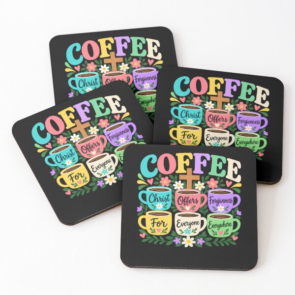 Item preview, Christ Offers Forgiveness Christian Coffee designed and sold by ShirTomDesigns.