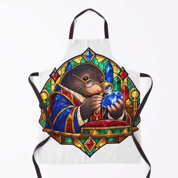 Item preview, Mole Royal Gem Appraiser Stained Glass designed and sold by gallleriaworld.