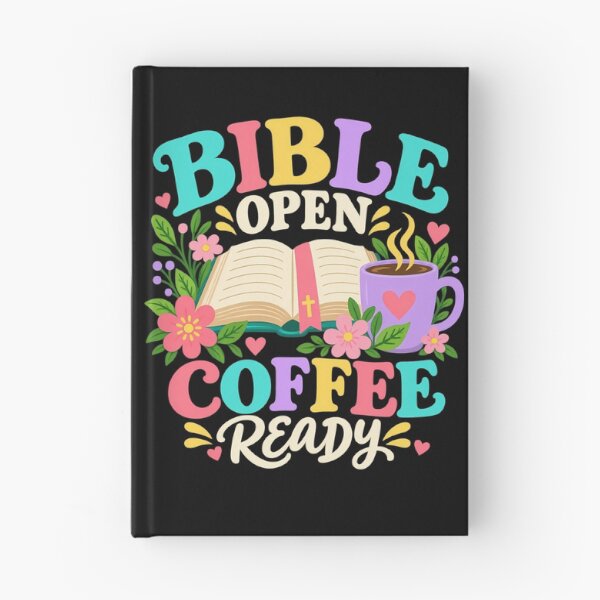 Item preview, Bible Open Coffee Ready Christian designed and sold by ShirTomDesigns.