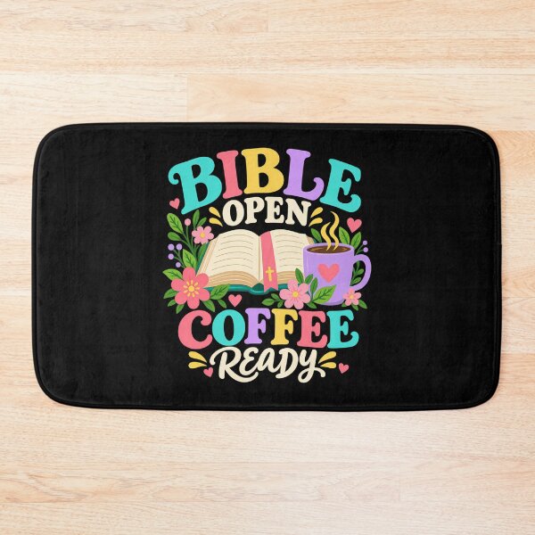 Item preview, Bible Open Coffee Ready Christian designed and sold by ShirTomDesigns.