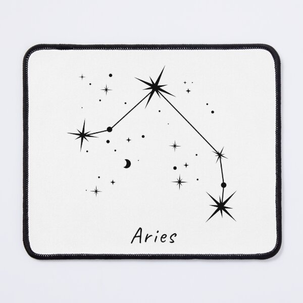 Item preview, Aries Constellation Line Art with Stars and Moon designed and sold by Cole's Design.
