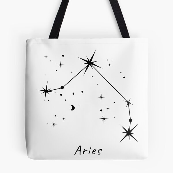 Item preview, Aries Constellation Line Art with Stars and Moon designed and sold by Cole's Design.