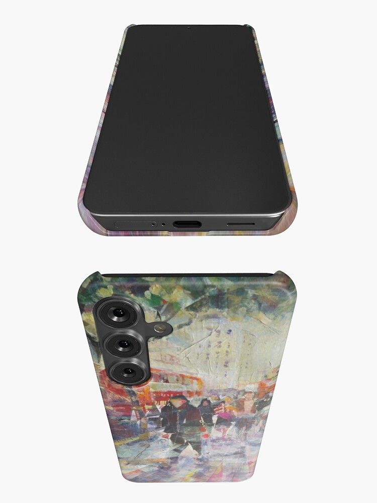 Thumbnail 3 of 4, Samsung Galaxy Phone Case, Red London Buses & Phone Boxes - Painting designed and sold by ballet-dance.