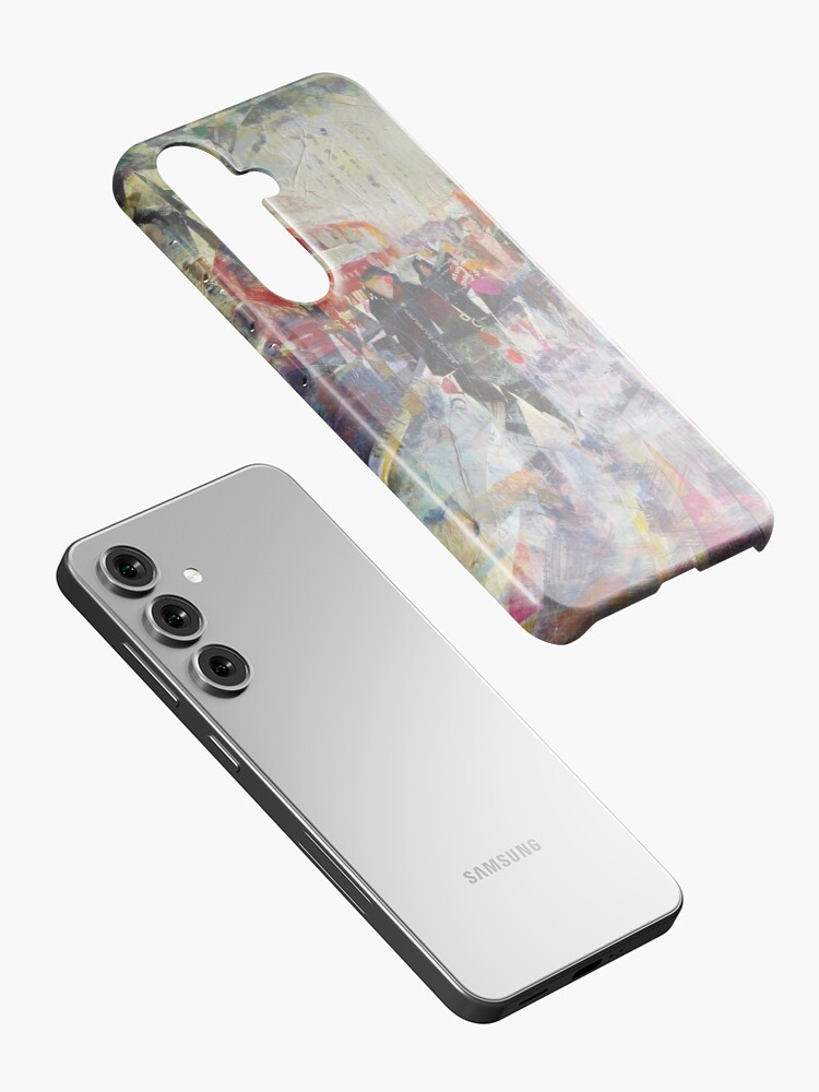 Thumbnail 2 of 4, Samsung Galaxy Phone Case, Red London Buses & Phone Boxes - Painting designed and sold by ballet-dance.