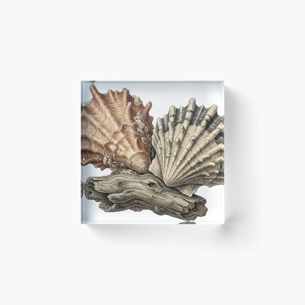 Item preview, Vintage Naturalist Spiny Oyster — Antique Shell Plate designed and sold by Catch333.