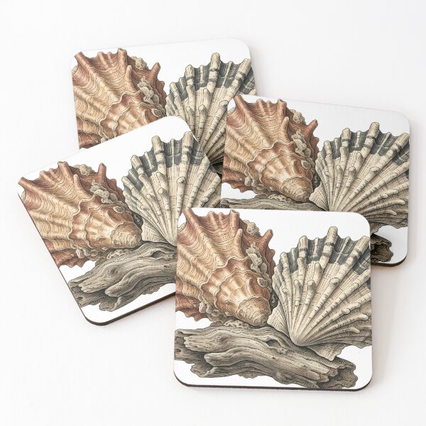 Item preview, Vintage Naturalist Spiny Oyster — Antique Shell Plate designed and sold by Catch333.
