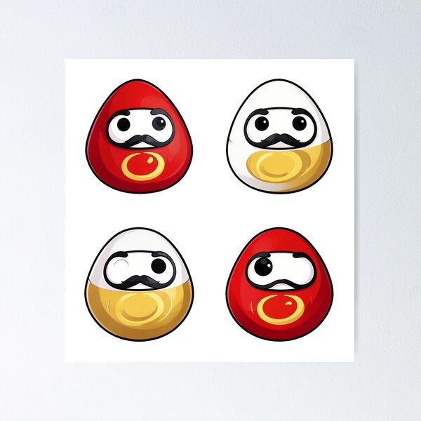 Item preview, Daruma Dolls - Pack designed and sold by V3S0.