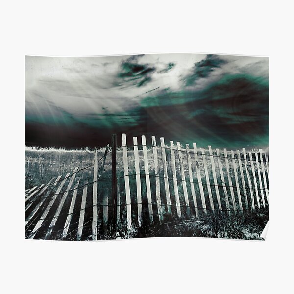 Poster Alten Zaun Redbubble