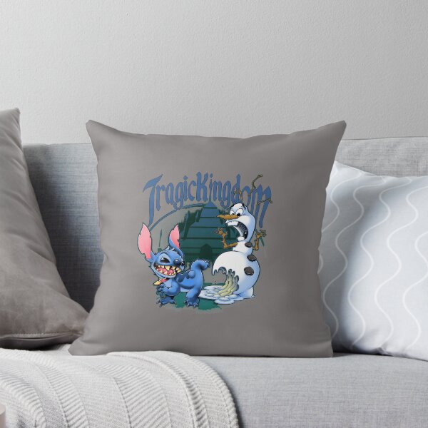 Item preview, Stitch vs Olaf Tragic Kingdom Horror Tee-45 designed and sold by AdriaIverson.