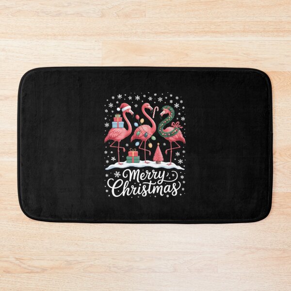 Item preview, Merry Christmas Flamingo Cute designed and sold by Heropkiwe.