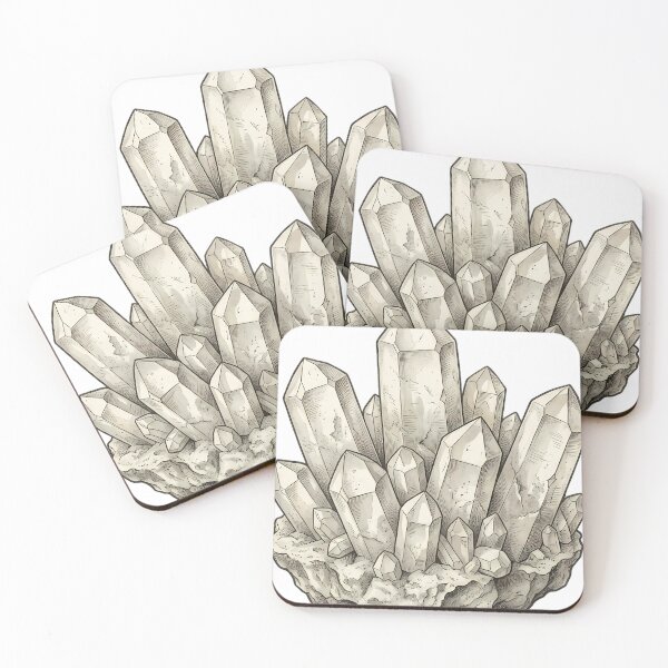 Item preview, Vintage Naturalist Clear Quartz Cluster — Antique Crystal Art designed and sold by Catch333.