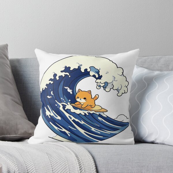 Item preview, Cat Riding the Wave designed and sold by V3S0.