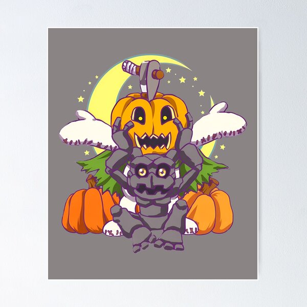 Item preview, Stone Creature Jack O Lantern Pals Halloween-56 designed and sold by AdriaIverson.