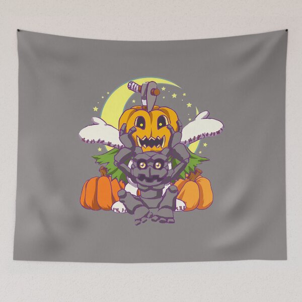 Item preview, Stone Creature Jack O Lantern Pals Halloween-56 designed and sold by AdriaIverson.