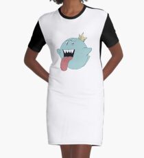Super Ghost Boo Graphic T-Shirt Dress