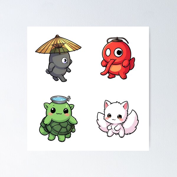 Item preview, Kawaii Yokai - Pack designed and sold by V3S0.