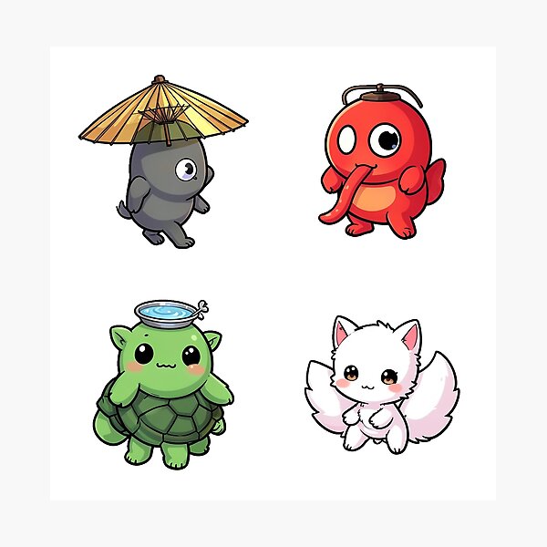 Item preview, Kawaii Yokai - Pack designed and sold by V3S0.