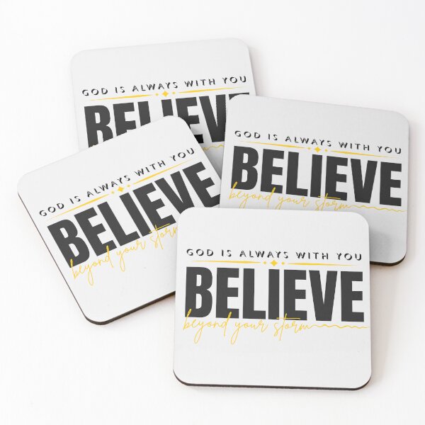 Item preview, Believe -  Salvation Holy Ghost Resurrection Inspirational Bible Verses   - Gifts For Men - White designed and sold by Doiemacreations.