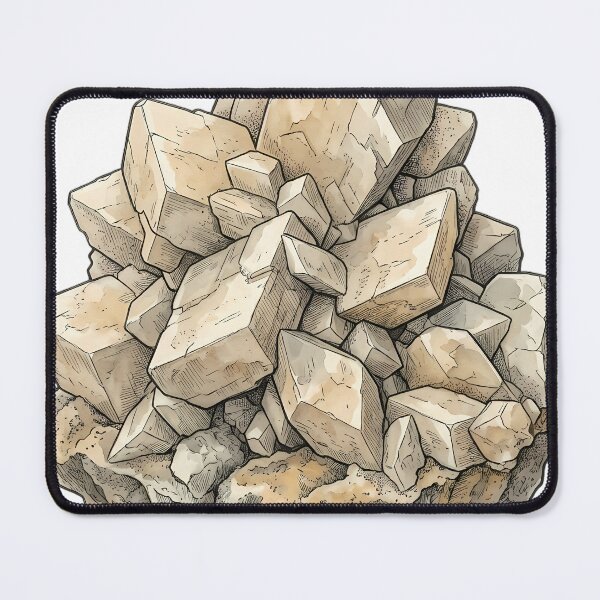 Item preview, Vintage Naturalist Calcite Cluster — Antique Mineral Plate designed and sold by Catch333.