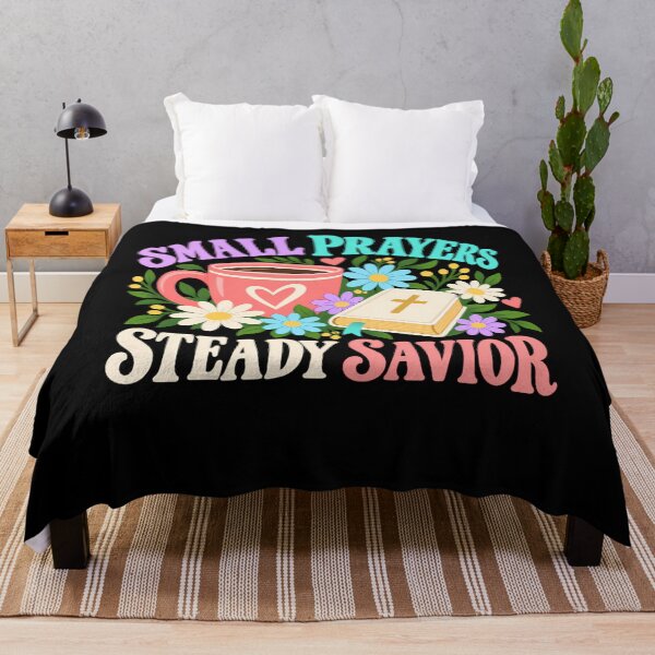 Item preview, Small Prayers Steady Savior Christian Jesus designed and sold by ShirTomDesigns.