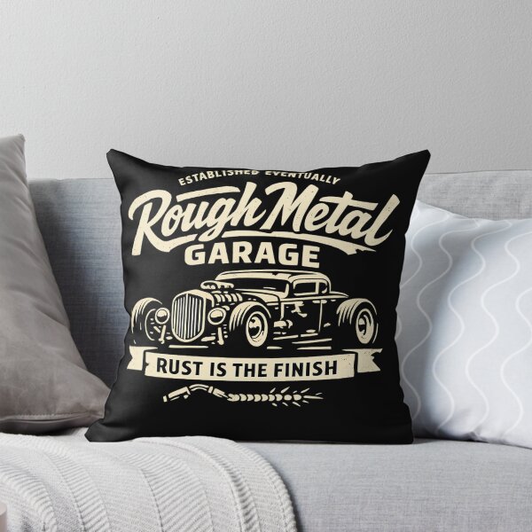 Item preview, Rough Metal Garage Hot Rod Vintage Car Graphic designed and sold by Chrome and Coils.
