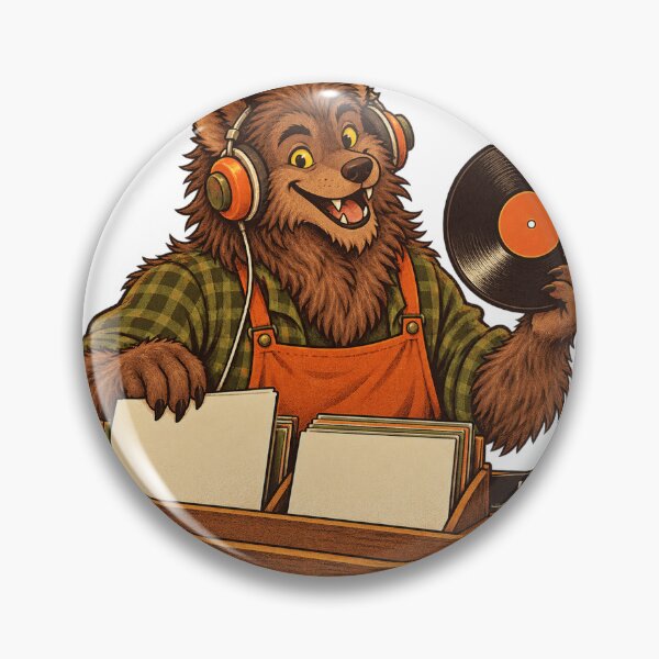 Item preview, Werewolf Record Shop Clerk Retro Halloween designed and sold by gallleriaworld.