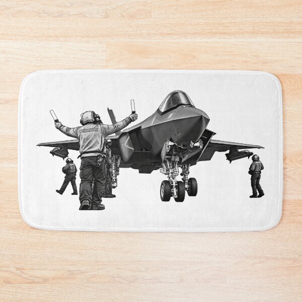 Item preview, Stealth Fighter Jet Carrier Ops - Patriotic Series designed and sold by Mission Ready.