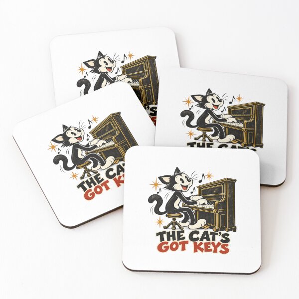 Item preview, The Cat’s Got Keys | The Swinging Menagerie designed and sold by Mono.fi Studios.