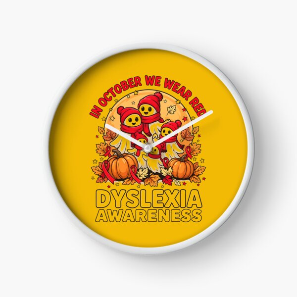Item preview, In October We Wear Red Dyslexia Awareness Red Ribbon designed and sold by Redgiant87x.