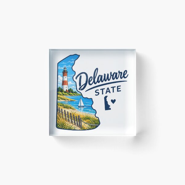 Item preview, Delaware State designed and sold by vectcd.