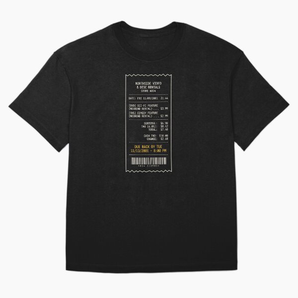 Item preview, Northside Video Rental Receipt 2001 designed and sold by SplashTastic.