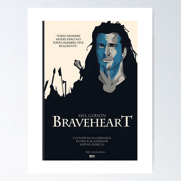 Item preview, Braveheart Inspired Warrior Illustration with Celtic Design Elements designed and sold by Eniyocha.