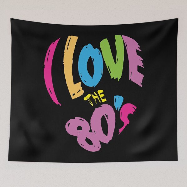 Item preview, I Love The 80's Eighties T-Shirt | Retro designed and sold by Cisic.