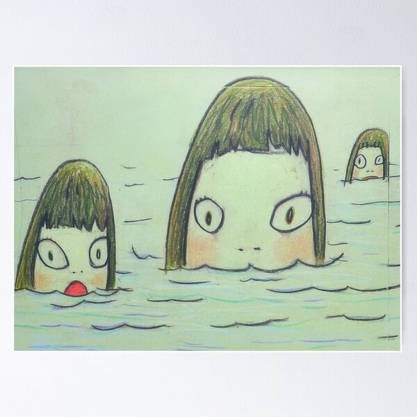 Item preview, Yoshitomo Nara (153)Nara Yoshitomo - Nara Yoshitomo - Nara Yoshitomo Canvas Print - Nara Yoshitomo poster  designed and sold by MirandaZArt.