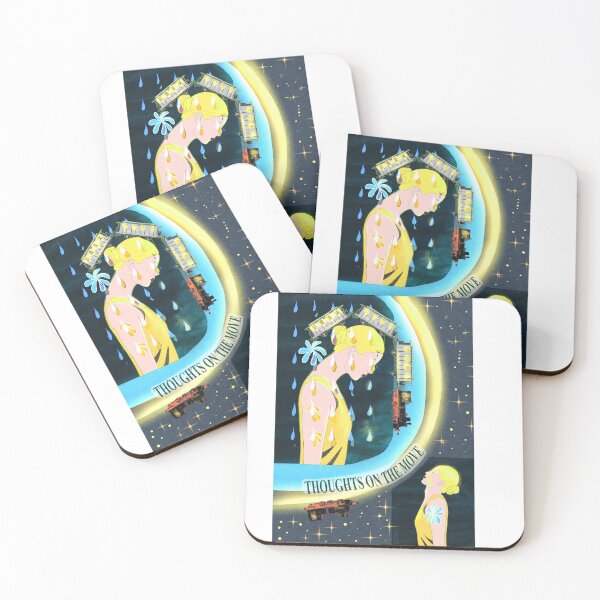Item preview, Thoughts on the move - Surreal Train of Thought Art designed and sold by Carola_Zain_Text_und_Illustration.