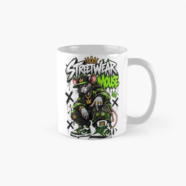 Item preview, Streetwear Mouse King Urban Graffiti Art designed and sold by BAAKSHOP.