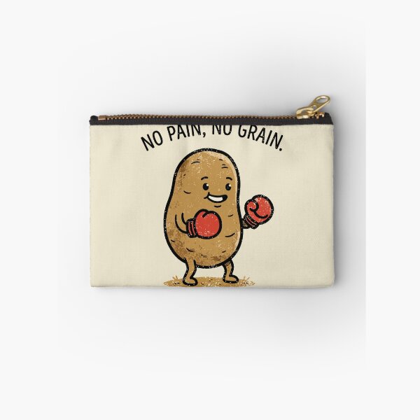 Item preview, No Pain No Grain Funny Potato Boxer Gym Pun designed and sold by Amir Faysal.