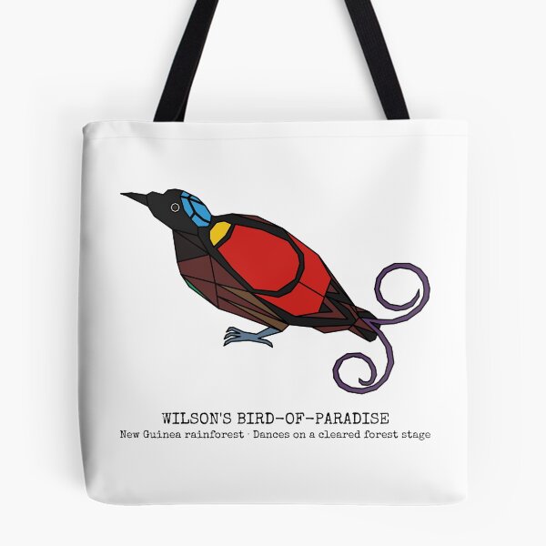Item preview, Geometric Wilson's Bird-of-Paradise designed and sold by AnimalsKnowAll.
