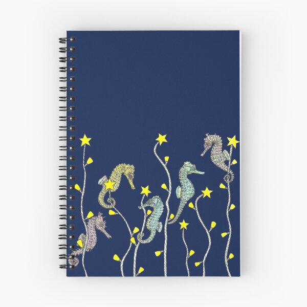 Item preview, Christmas Light Seaweed with Seahorses designed and sold by SerenSketches.