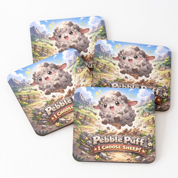 Item preview, Pebble Puff | PokeSheep Sheepism Parody designed and sold by Thpoar.