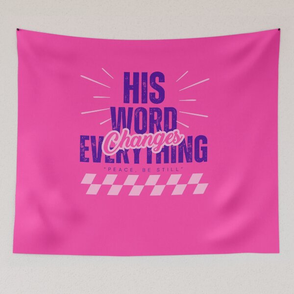 Item preview, His Voice Changes Everything - Church Spirituality Crucifixion Positive Quotes   - Gifts For Wife designed and sold by Doiemacreations.