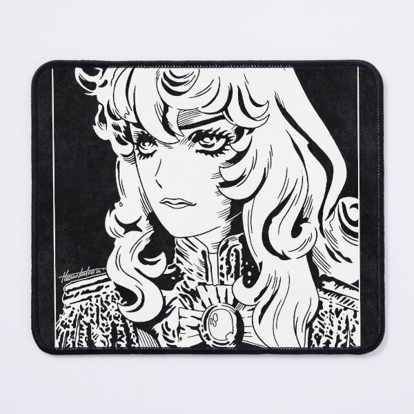 Item preview, OSCAR FRANCOIS De JARJAYES - The Rose of Versailles (Black and White) designed and sold by FamousWeirdosRB.