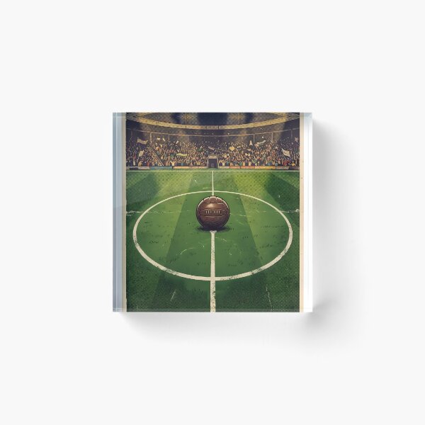 Item preview, Vintage Football Kickoff Center Circle Art - Classic Sports Heritage Notebook designed and sold by MissoStudio.