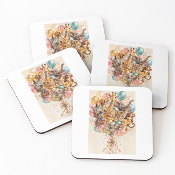 Item preview, Whimsical Animal Balloons designed and sold by LittlePatterns.