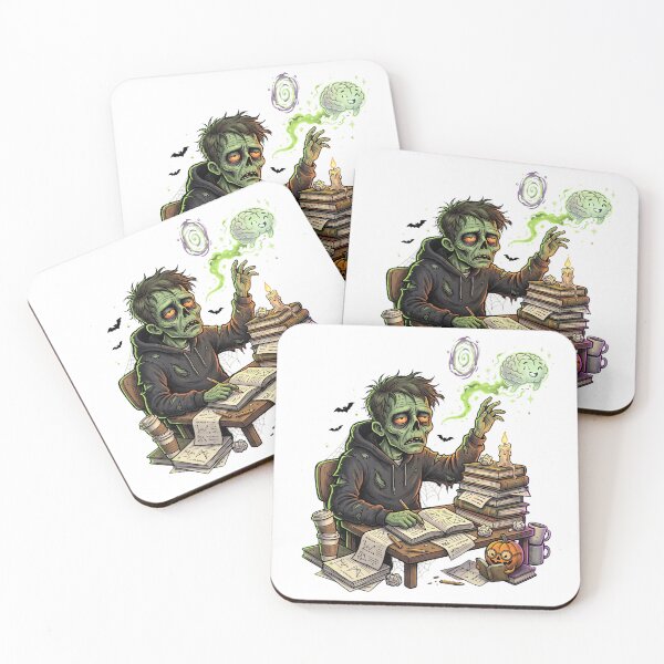 Item preview, Halloween Study Zombie – Funny Brain Escape designed and sold by LuckyInk11.