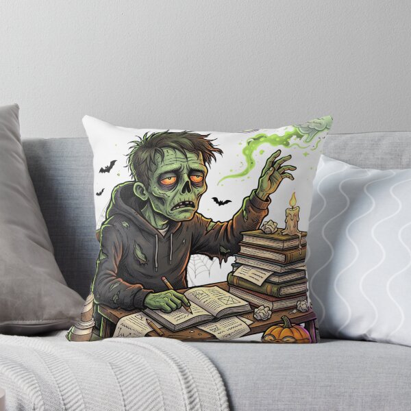 Item preview, Halloween Study Zombie – Funny Brain Escape designed and sold by LuckyInk11.