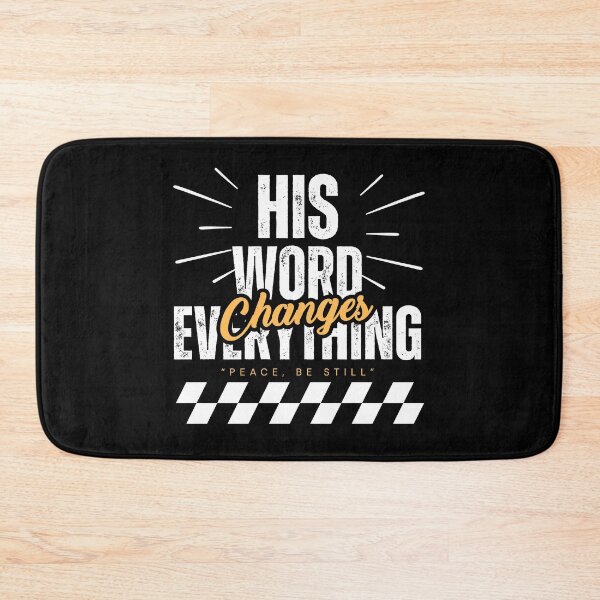 Item preview, His Voice Changes Everything - Jesus Christ Christianity Baptism Motivation Quote   - Graduation Gifts designed and sold by Doiemacreations.